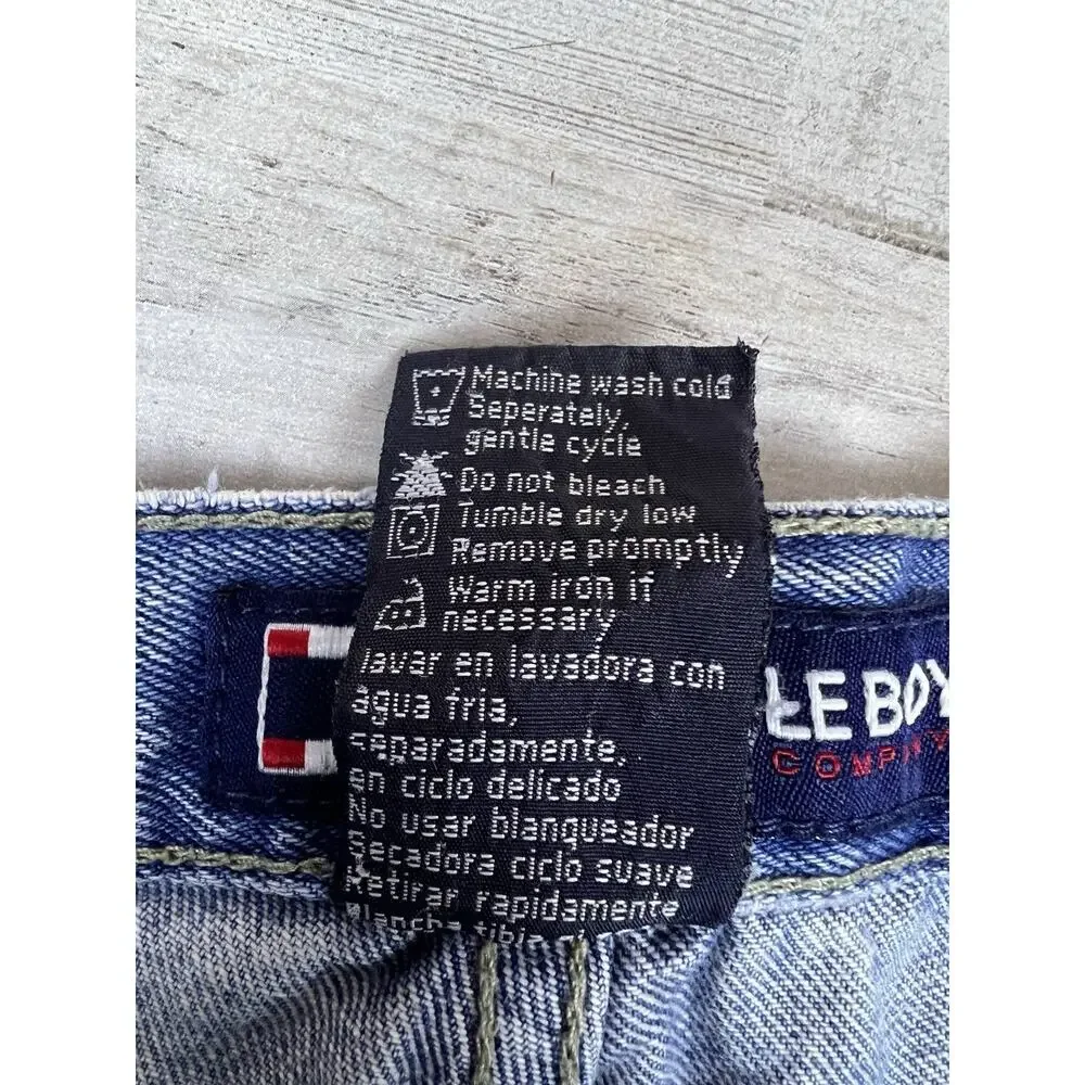 Vintage Bugle Boy Jeans Men 38x32 (36x30) Light Wash 90s Straight Leg Denim
